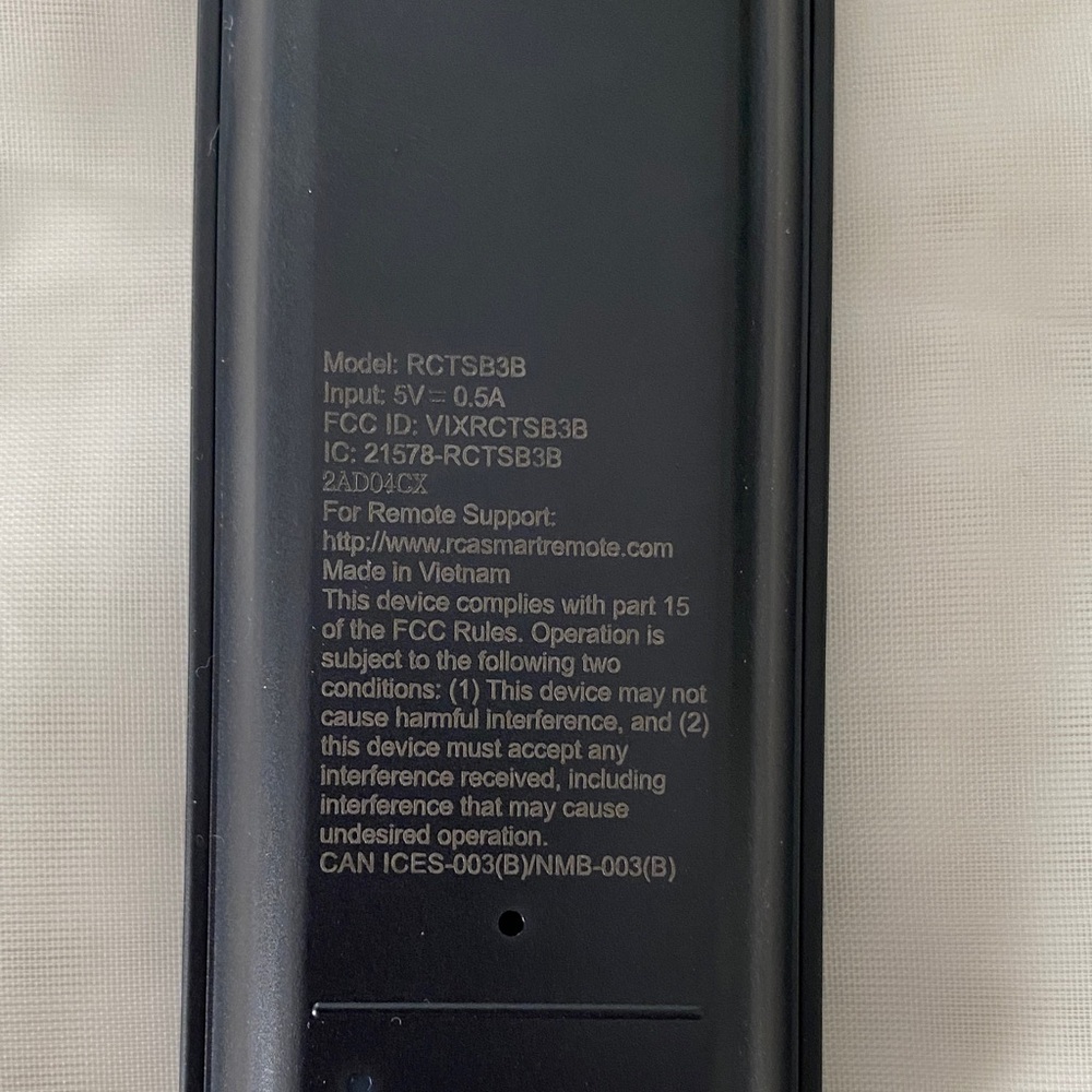RCA Black Smart Remote Control - Picture 5 of 12